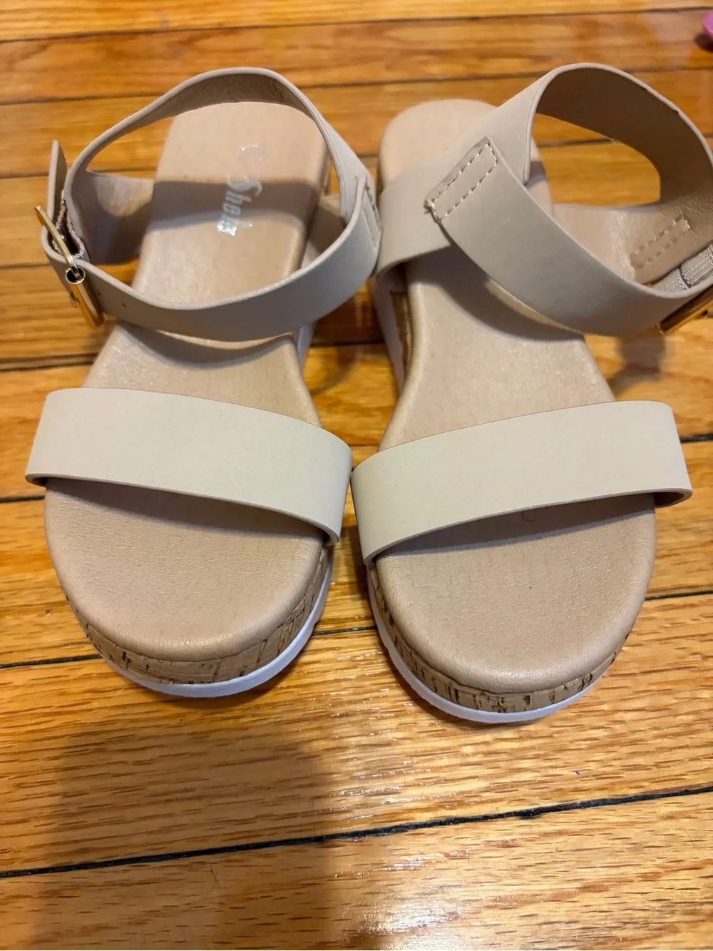 Women’s Neutral Beige Ankle Strap Sandals